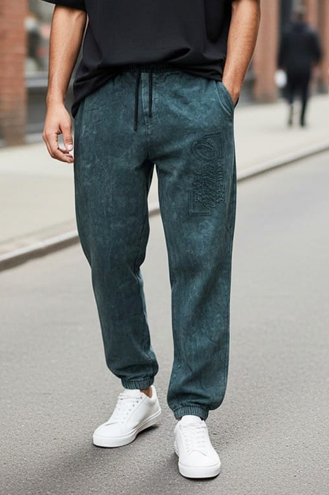 Pantaloni bărbați RENZOLO GREEN, Culoare: verde, IVET.RO - Reduceri de până la -80%