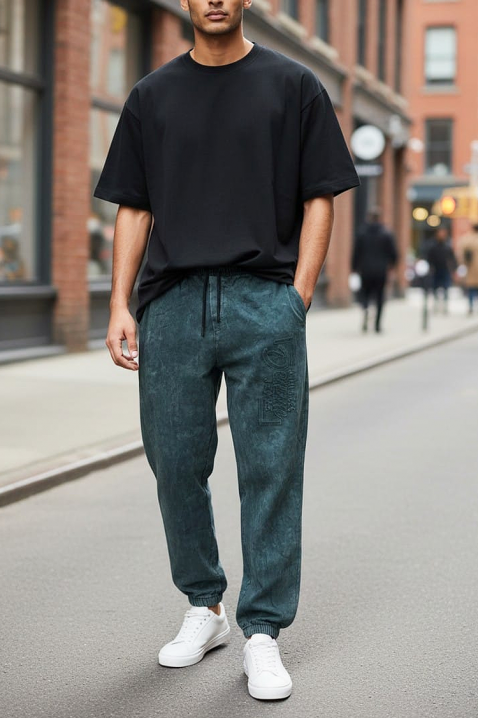 Pantaloni bărbați RENZOLO GREEN, Culoare: verde, IVET.RO - Reduceri de până la -80%