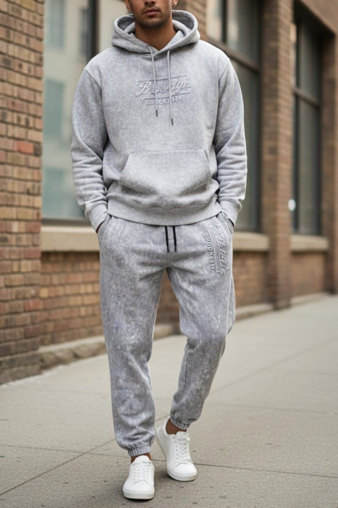 Pantaloni bărbați RENZOLO GREY, Culoare: gri, IVET.RO - Reduceri de până la -80%