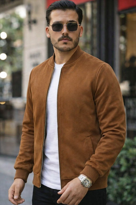 Geacă bărbați VALERIO BROWN, Culoare: maro, IVET.RO - Reduceri de până la -80%