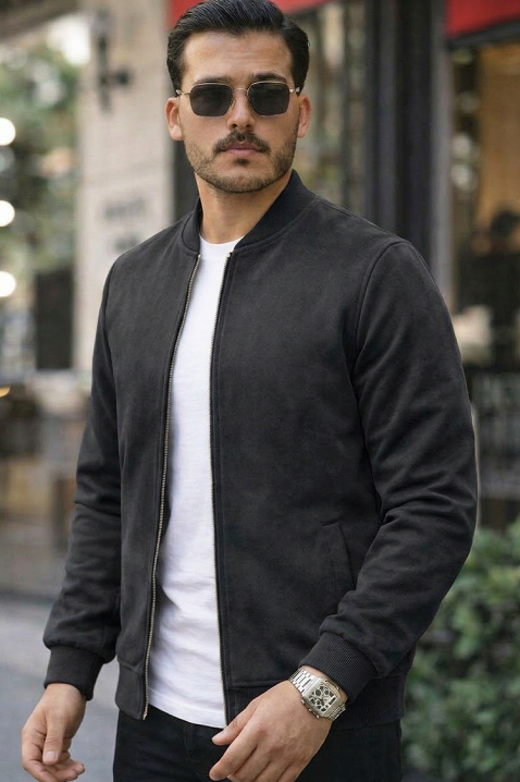 Geacă bărbați VALERIO BLACK, Culoare: negru, IVET.RO - Reduceri de până la -80%