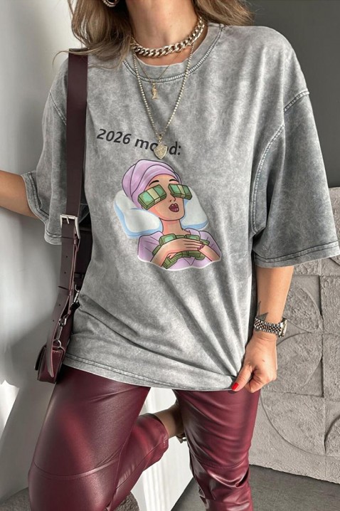 Tricou OVELANZA GREY, Culoare: gri, IVET.RO - Reduceri de până la -80%