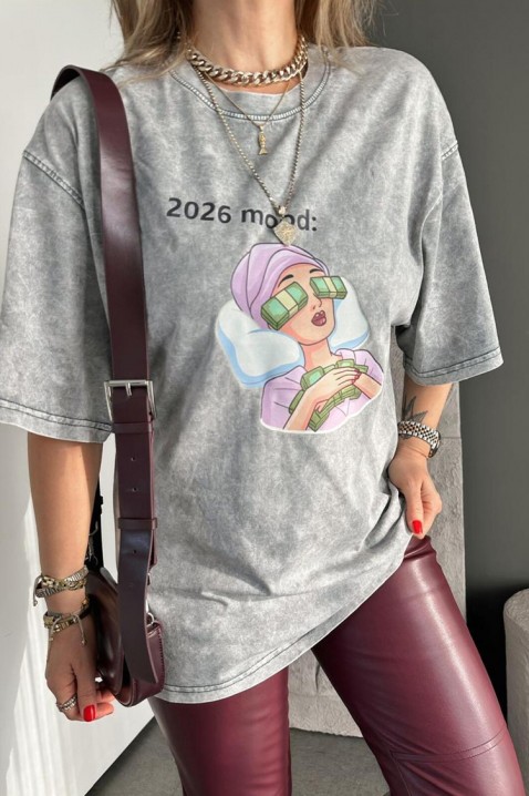 Tricou OVELANZA GREY, Culoare: gri, IVET.RO - Reduceri de până la -80%