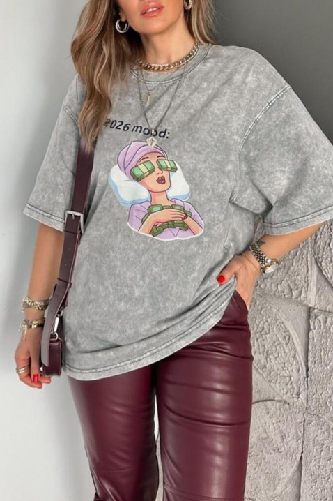 Tricou OVELANZA GREY, Culoare: gri, IVET.RO - Reduceri de până la -80%