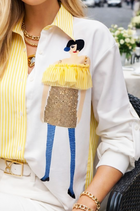 Cămașă damă GERLANZA YELLOW, Culoare: galben, IVET.RO - Reduceri de până la -80%