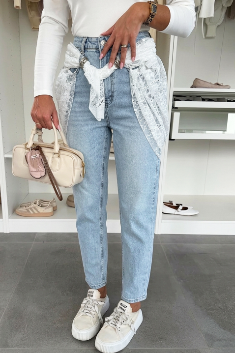 Blugi FLORVILDA, Culoare: albastru deschis, IVET.RO - Reduceri de până la -80%