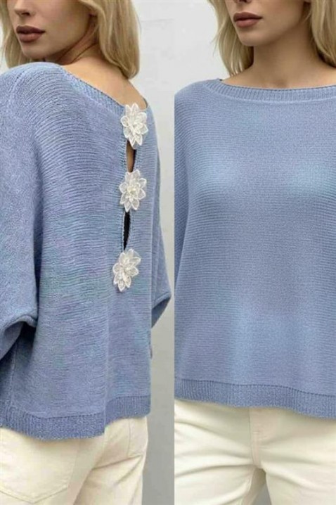 Pulover DARVOLA SKY, Culoare: albastru deschis, IVET.RO - Reduceri de până la -80%