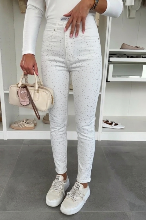 Blugi BLAVRILZA, Culoare: alb, IVET.RO - Reduceri de până la -80%