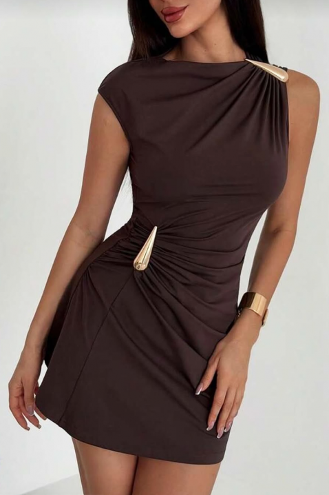 Rochie BLOGELDA, Culoare: maro, IVET.RO - Reduceri de până la -80%