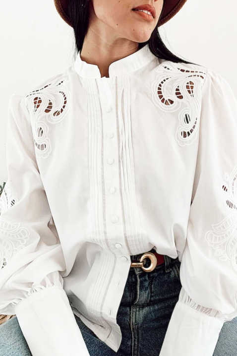 Cămașă damă RILONZEZNA, Culoare: alb, IVET.RO - Reduceri de până la -80%