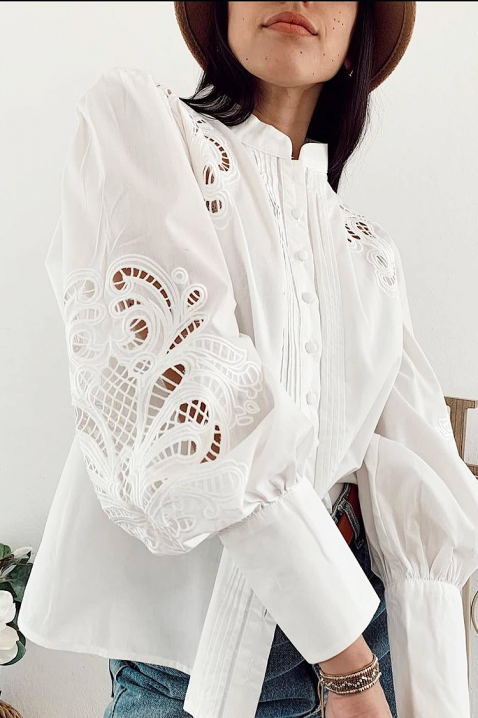 Cămașă damă RILONZEZNA, Culoare: alb, IVET.RO - Reduceri de până la -80%