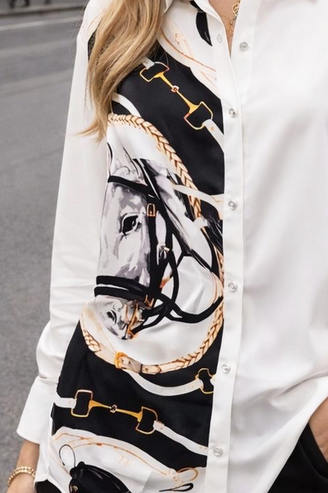 Cămașă damă TOVELIA, Culoare: alb, IVET.RO - Reduceri de până la -80%