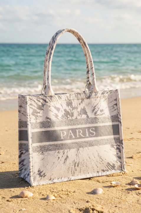 Geantă de plajă LUXERIA GRAY, Culoare: gri, IVET.RO - Reduceri de până la -80%