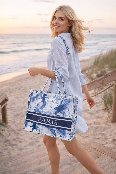 Geantă de plajă LUXERIA BLUE, Culoare: albastru, IVET.RO - Reduceri de până la -80%