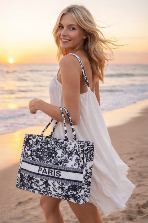 Geantă de plajă LUXERIA BLACK, Culoare: negru, IVET.RO - Reduceri de până la -80%