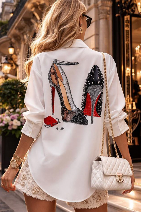 Cămașă damă LORELANDA, Culoare: alb, IVET.RO - Reduceri de până la -80%