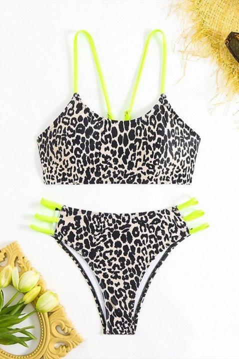 Costum de baie ZERVINZA NEON, Culoare: leopard, IVET.RO - Reduceri de până la -80%