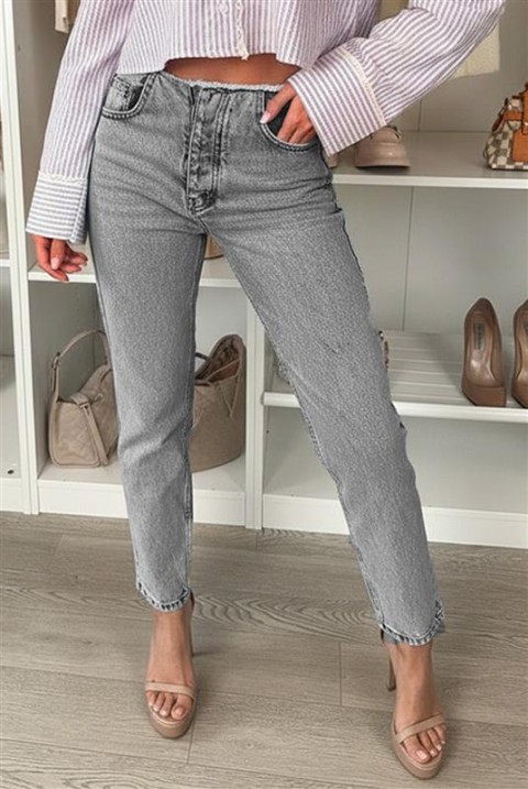 Blugi VELONDONA, Culoare: gri deschis  , IVET.RO - Reduceri de până la -80%