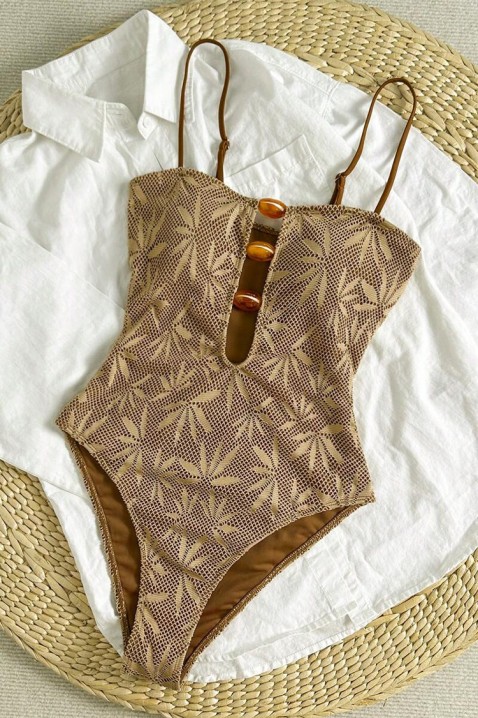 Costum de baie întreg ALIONZA, Culoare: bej, IVET.RO - Reduceri de până la -80%