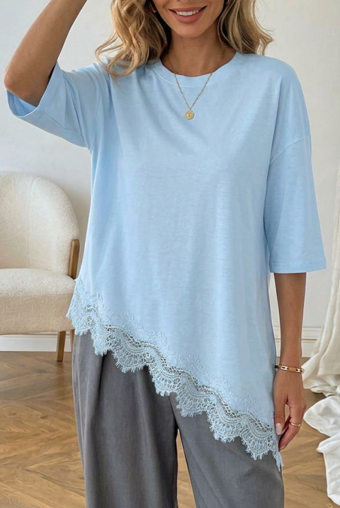 Top VIRZENA SKY, Culoare: albastru deschis, IVET.RO - Reduceri de până la -80%