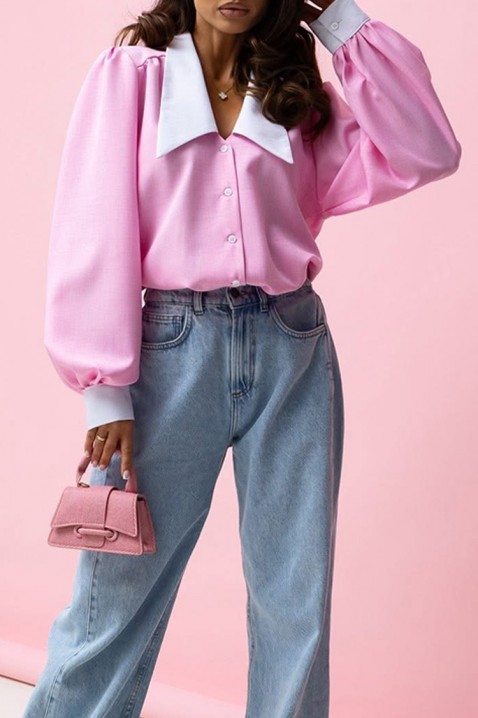 Cămașă damă KESINA PINK, Culoare: roz, IVET.RO - Reduceri de până la -80%