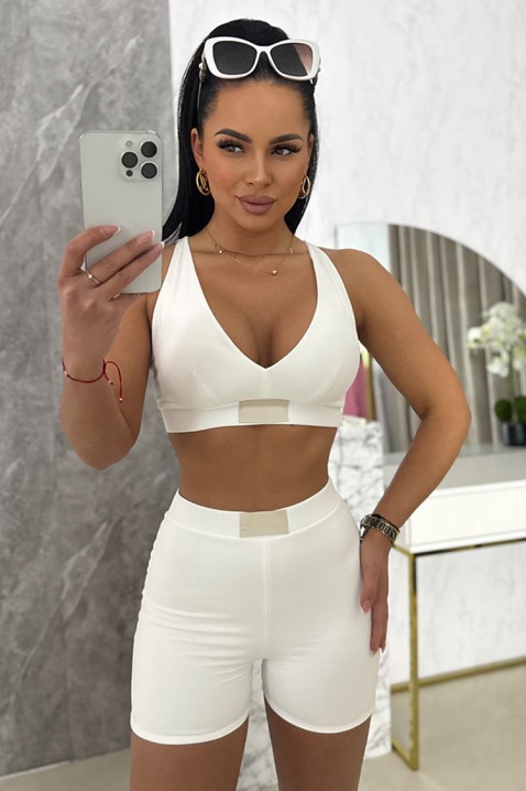 Set sport VLONZILA WHITE, Culoare: alb, IVET.RO - Reduceri de până la -80%