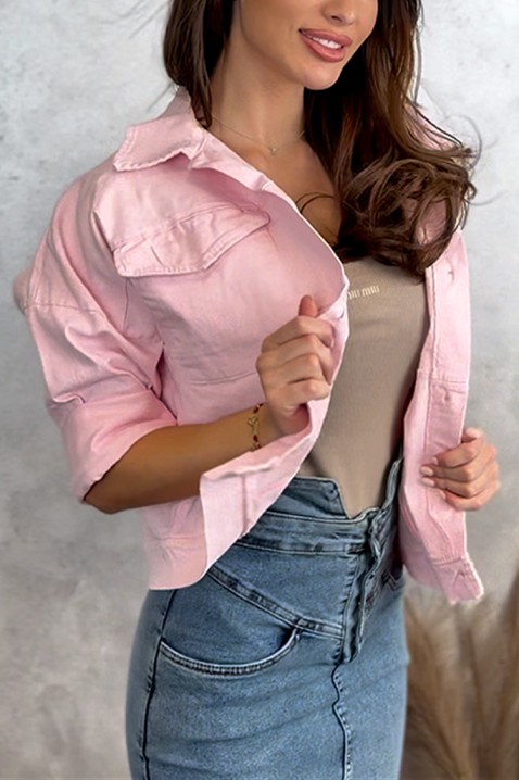 Geacă de blugi MOLDENZA PINK, Culoare: roz, IVET.RO - Reduceri de până la -80%