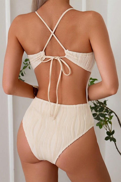 Costum de baie întreg TRIONEJA, Culoare: bej, IVET.RO - Reduceri de până la -80%