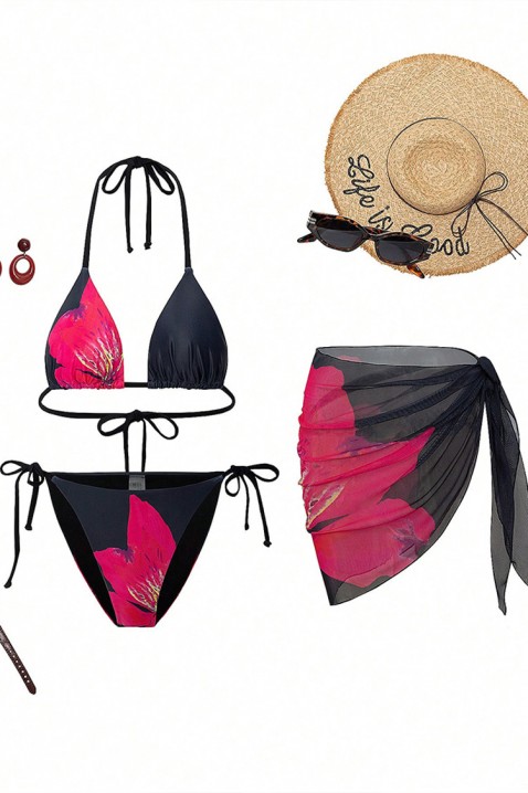 Set de plajă NIOXELVA, Culoare: negru, IVET.RO - Reduceri de până la -80%