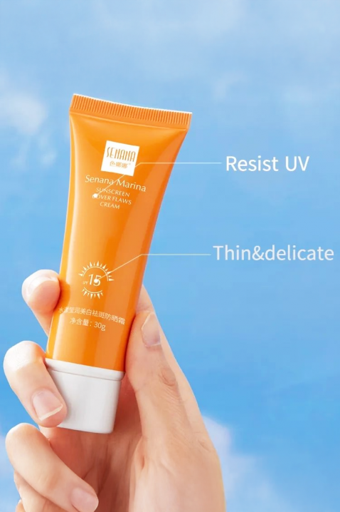 Cremă de protecție solară SENANA Face Sunscreen SPF 15IVET.RO - Reduceri de până la -80%