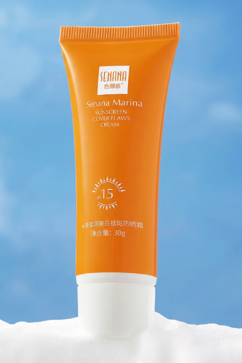 Cremă de protecție solară SENANA Face Sunscreen SPF 15IVET.RO - Reduceri de până la -80%