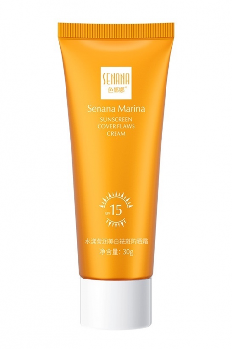 Cremă de protecție solară SENANA Face Sunscreen SPF 15IVET.RO - Reduceri de până la -80%