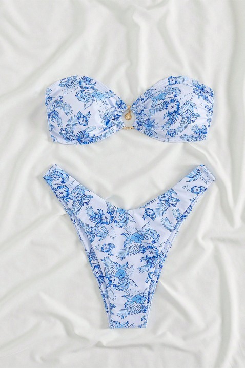 Costum de baie LORIZIYA, Culoare: albastru deschis, IVET.RO - Reduceri de până la -80%