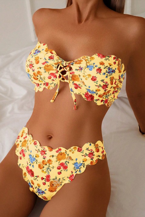 Costum de baie VELZARA, Culoare: galben, IVET.RO - Reduceri de până la -80%