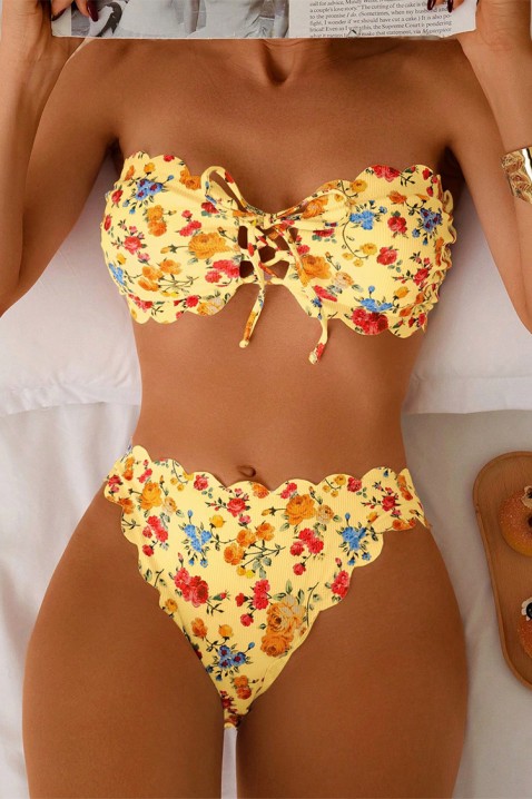 Costum de baie VELZARA, Culoare: galben, IVET.RO - Reduceri de până la -80%