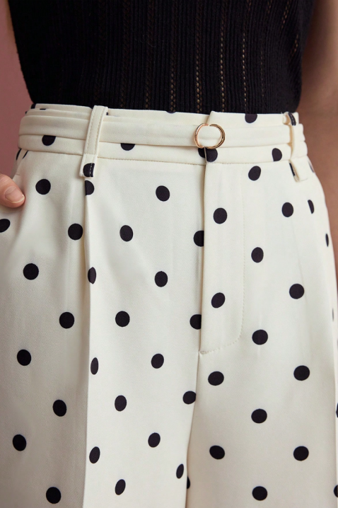 Pantaloni TONZELA, Culoare: ecru, IVET.RO - Reduceri de până la -80%