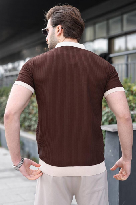 Tricou bărbați RONELMO BROWN, Culoare: maro, IVET.RO - Reduceri de până la -80%