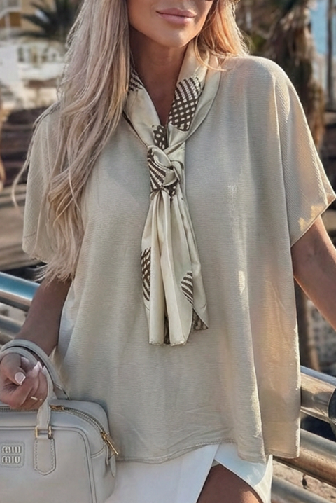 Tricou ZEVIRA ECRU, Culoare: ecru, IVET.RO - Reduceri de până la -80%