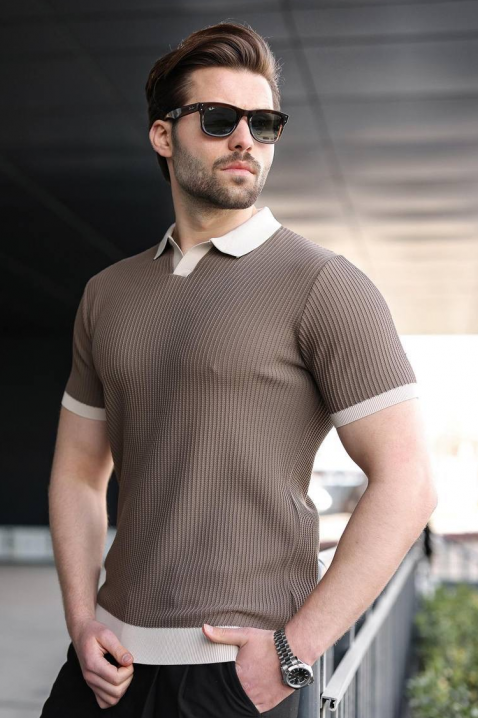 Tricou bărbați RONELMO MOCHA, Culoare: mocca, IVET.RO - Reduceri de până la -80%