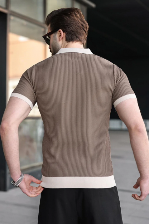 Tricou bărbați RONELMO MOCHA, Culoare: mocca, IVET.RO - Reduceri de până la -80%