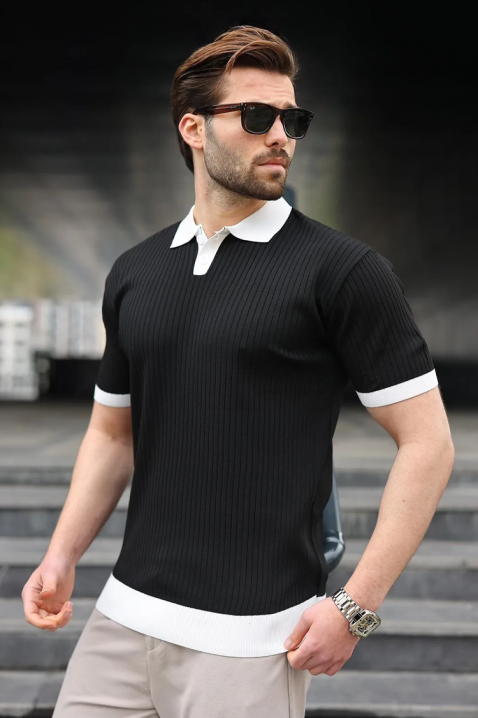 Tricou bărbați RONELMO BLACK, Culoare: negru, IVET.RO - Reduceri de până la -80%