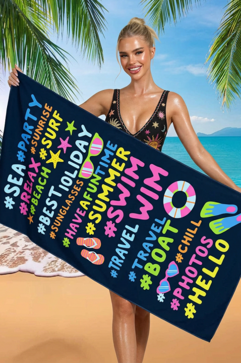 Prosop plajă BLODINZA, Culoare: multicolor, IVET.RO - Reduceri de până la -80%