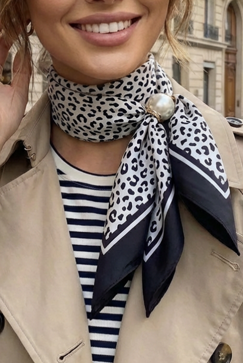 Eșarfă FLAMEZA, Culoare: negru, IVET.RO - Reduceri de până la -80%