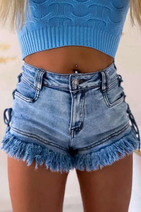 Pantaloni scurți ZAFORIA, Culoare: albastru, IVET.RO - Reduceri de până la -80%