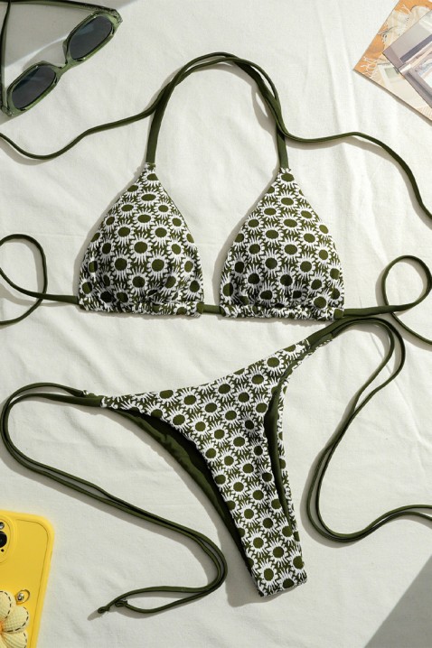 Costum de baie KLORMEVA, Culoare: verde închis, IVET.RO - Reduceri de până la -80%