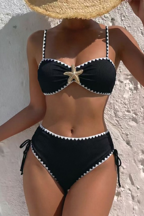 Costum de baie KREFONSA, Culoare: negru, IVET.RO - Reduceri de până la -80%