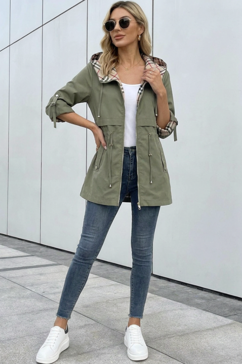 Geacă ZAVORIA KHAKI, Culoare: khaki, IVET.RO - Reduceri de până la -80%