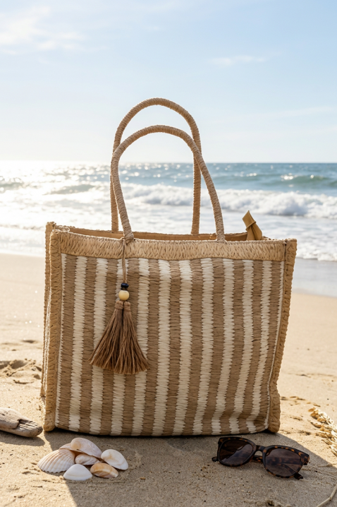 Geantă de plajă VLONDILA BEIGE, Culoare: bej, IVET.RO - Reduceri de până la -80%