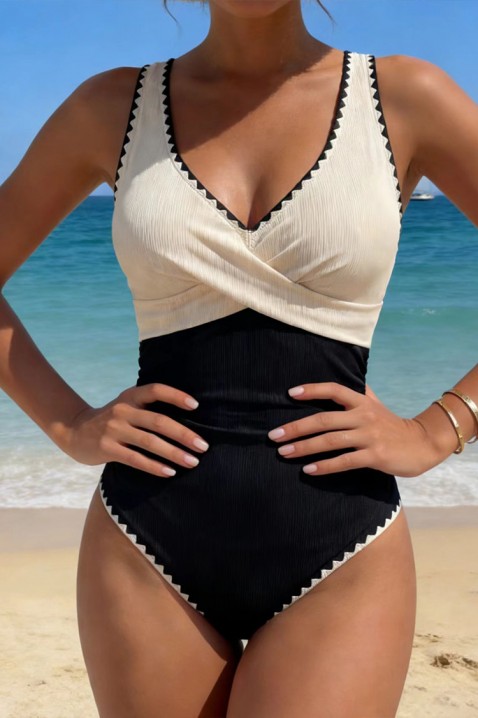 Costum de baie întreg ORGENSA, Culoare: negru, IVET.RO - Reduceri de până la -80%