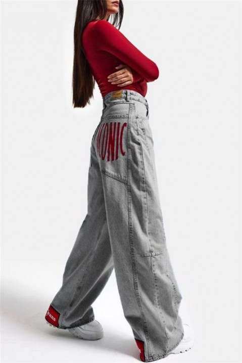 Blugi ICONZA, Culoare: gri deschis  , IVET.RO - Reduceri de până la -80%